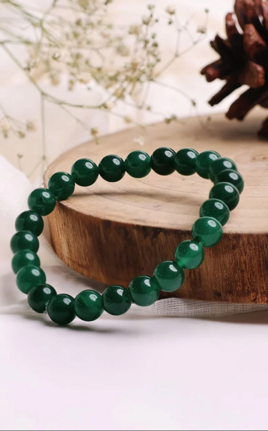 Earth Gems Panna Stone Bracelet